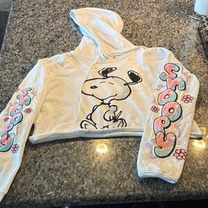 Peanuts Snoopy Hoodie - White
